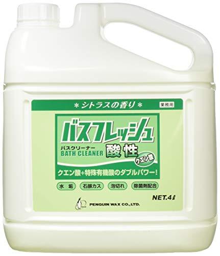 ペンギンワックス バスフレッシュ 酸性 業務用 4L 1本