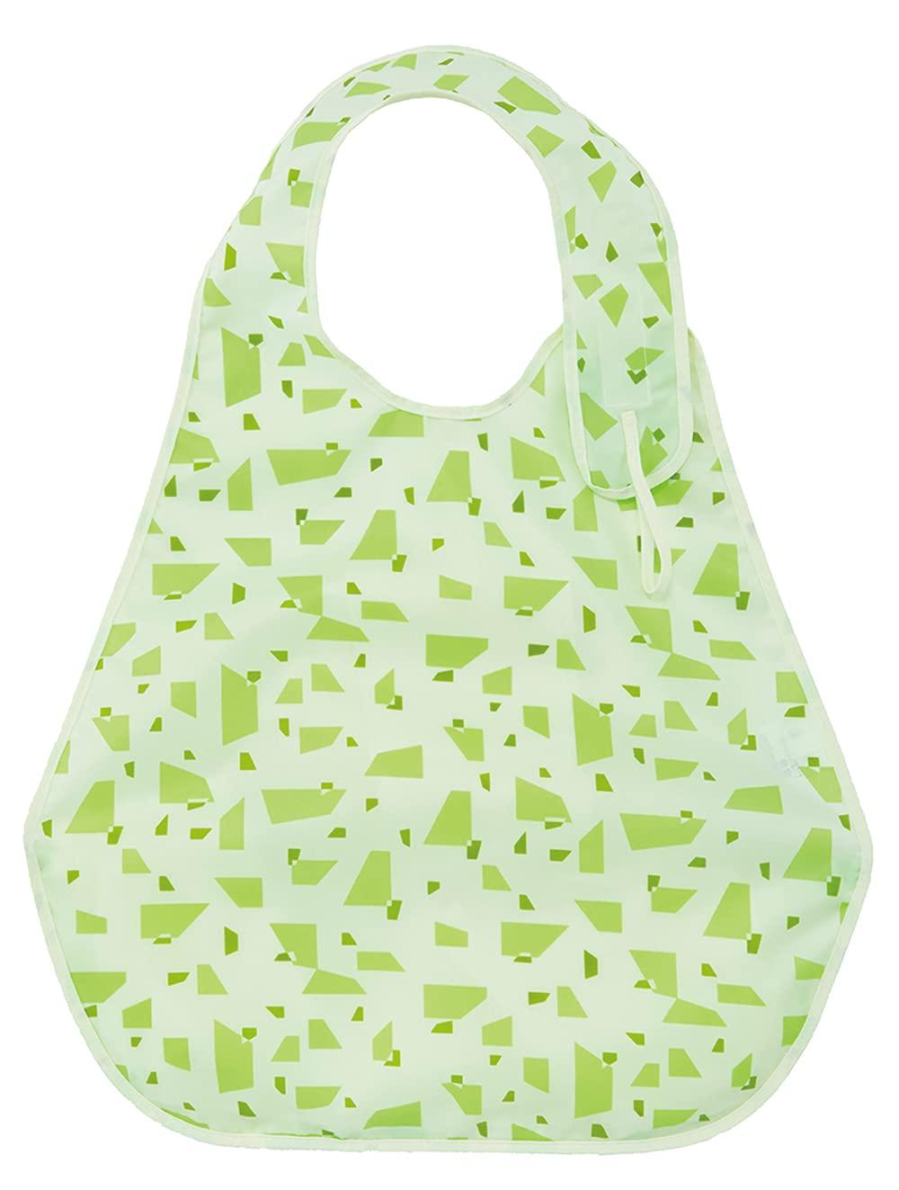 フットマーク キャッチポケット付 こぼれないお食事エプロン ライム 403734 (1675314)