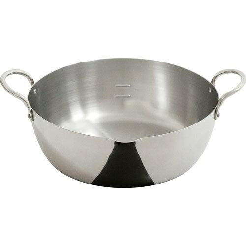 ウルシヤマ金属工業 ステンレス揚げ鍋24cm（揚げアミ無）【AAG5103】