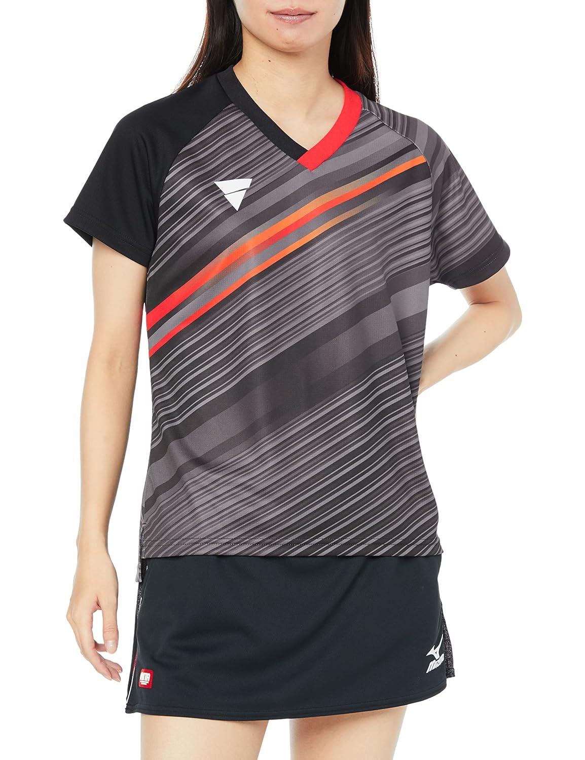 Table Tennis - VICTAS(ヴィクタス) V-LGS224 (512103) [色 : BK] [サイズ : 4XL]