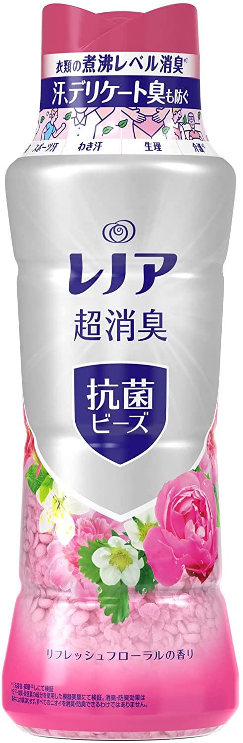 P＆G レノア 本格消臭+ 抗菌ビーズ リフレッシュフローラル 本体 490mL