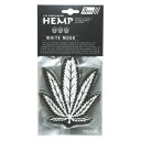 ニューアークス HEMP ルームフレグランス エアーフレッシュナー 吊り下げ ホワイトムスクの香り 3枚入り NAX-052-001