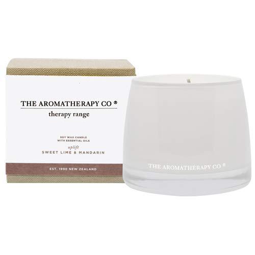 三和トレーディング Therapy Range セラピーレンジ Essential Oil Soy Wax Candle エッセンシャルオイルソイワックスキャンドル Sweet Lime ＆ Mandarin スイートライム＆マンダリン Uplift(アップリフト/上昇)