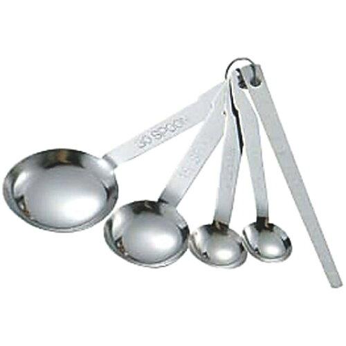 KANDA カンダ 18-0計量スプーン 4本組(ヘラ付) 1個