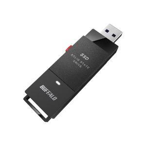 BUFFALO バッファロー USB3.2(Gen1)ポータブルSSD 250GB スティック型(SSD-PUT250U3-BKC)
