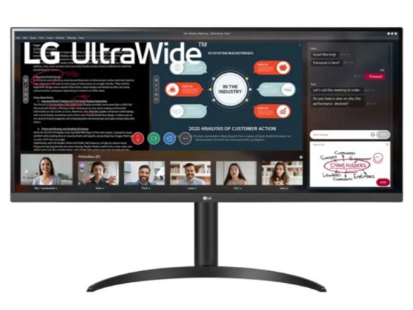 LG LG電子 モニター ディスプレイ 34WP550-B 34インチ/21:9 ウルトラワイド(2560×1080)/HDR/IPS 非光沢/FreeSync/75Hz/HDMI×2/高さ調節