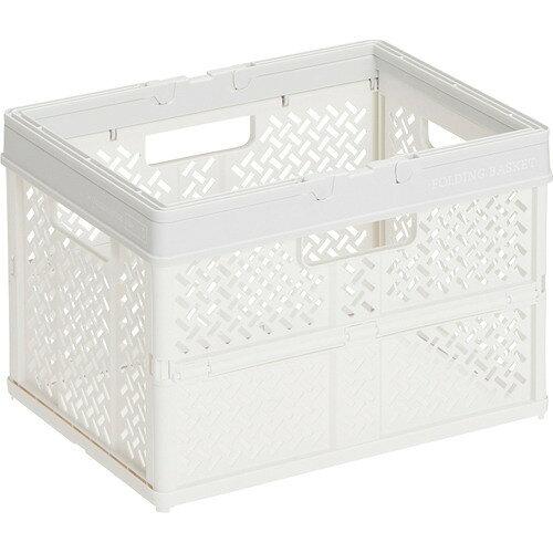 天馬(Tenma) 折りたためるバスケット PRX 折りたたみバスケットハンドル付 スモーキーホワイト S