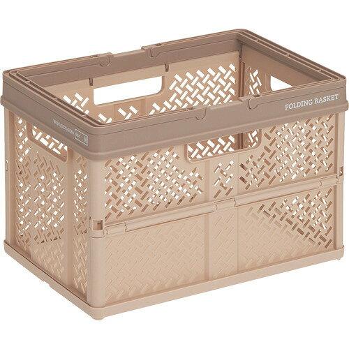 天馬(Tenma) 折りたためるバスケット PRX 折りたたみバスケットハンドル付 ベージュ M