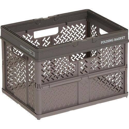 天馬(Tenma) 折りたためるバスケット PRX 折りたたみバスケットハンドル付 グレー S