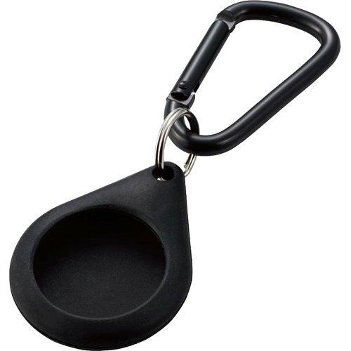 ELECOM ���쥳�� AT-SCKBK AirTag�ѥ���������/����ӥ��ե��ꥳ�󥱡���/�֥�å�(AT-SCKBK)