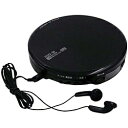 WINTECH 音飛び防止機能搭載ポータブルCDプレーヤー ブラック イヤホン付属 乾電池対応 PCD-32