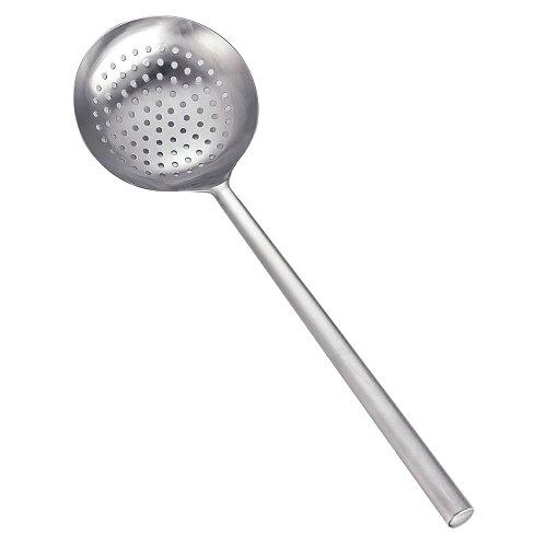 三宝産業 ステンレスパイプ柄ワンピース穴明中華お玉小【ATYC403】