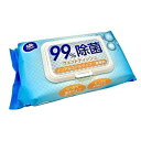 丸紅紙パルプ販売 99%除菌ウェットティッシュ(ノンアルコール・しっかり厚手タイプ)80枚入