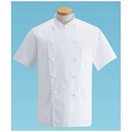 サンペックスイスト コックコート・半袖 KG−412(ホワイト) L【SHK10001】