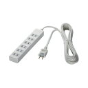 BUFFALO バッファロー BSTAPSG2630WH 2ピン式電源タップ 6個口 雷サージ防止 3m ホワイト(BSTAPSG2630WH)