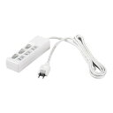 BUFFALO バッファロー BSTAPSW2330WH 2ピン式電源タップ 3個口 個別スイッチ 3m ホワイト(BSTAPSW2330WH)