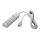 BUFFALO バッファロー BSTAPSW2410WH 2ピン式電源タップ 4個口 個別スイッチ 1m ホワイト(BSTAPSW2410WH)