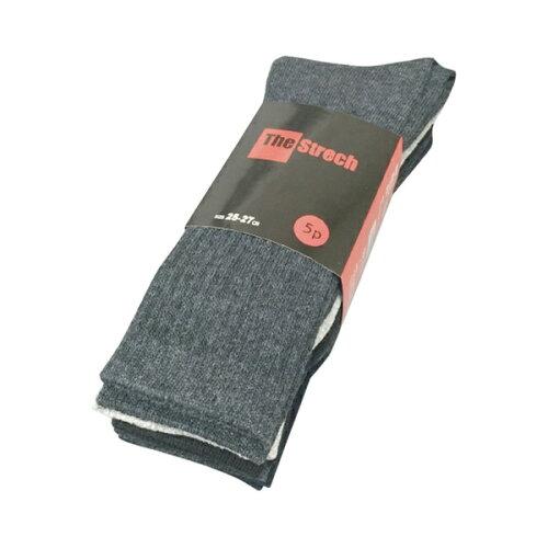 シンエイ産業 シンエイ ストレッチソックス先丸 5足組 25-27cm