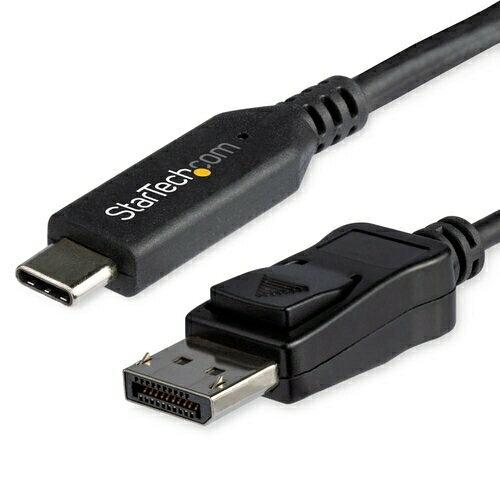 Startech USB-C-DisplayPort 変換アダプタケーブル 1.8m 8K/30Hz対応 HBR3(CDP2DP146B)