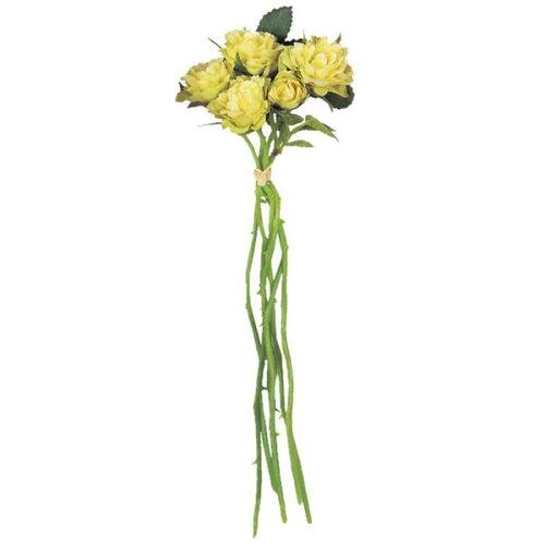 Yellow, Orange - ASCA アスカ Aー31865 ローズバンチX5#010G イエローグリーン【薔薇】【ばら】【バラ】 (72-31865-10)