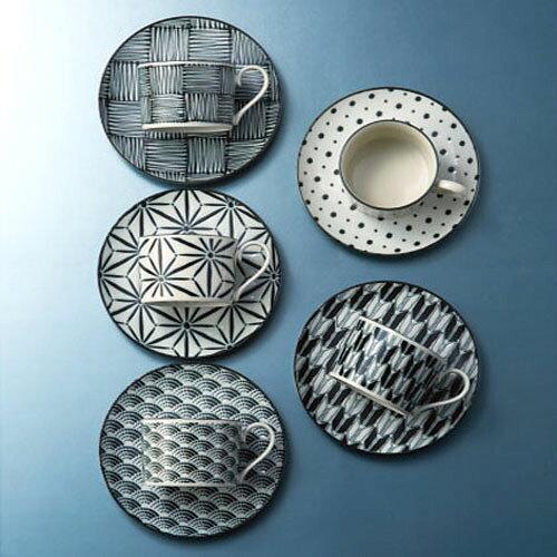 アワサカ ≪メーカー取寄≫【The modern Japanism】 komon コーヒー碗皿揃 ギフト [日本製 美濃焼 食器 ..