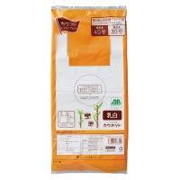 カウネット レジ袋＜バイオマスプラスチック＞ 40号 乳白 100枚