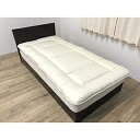 イケヒコ 寝具 敷きふとん 滅ダニ布団 約100×210cm ベージュ シングルロング 日本製 清潔 無地 シンプル #6708839