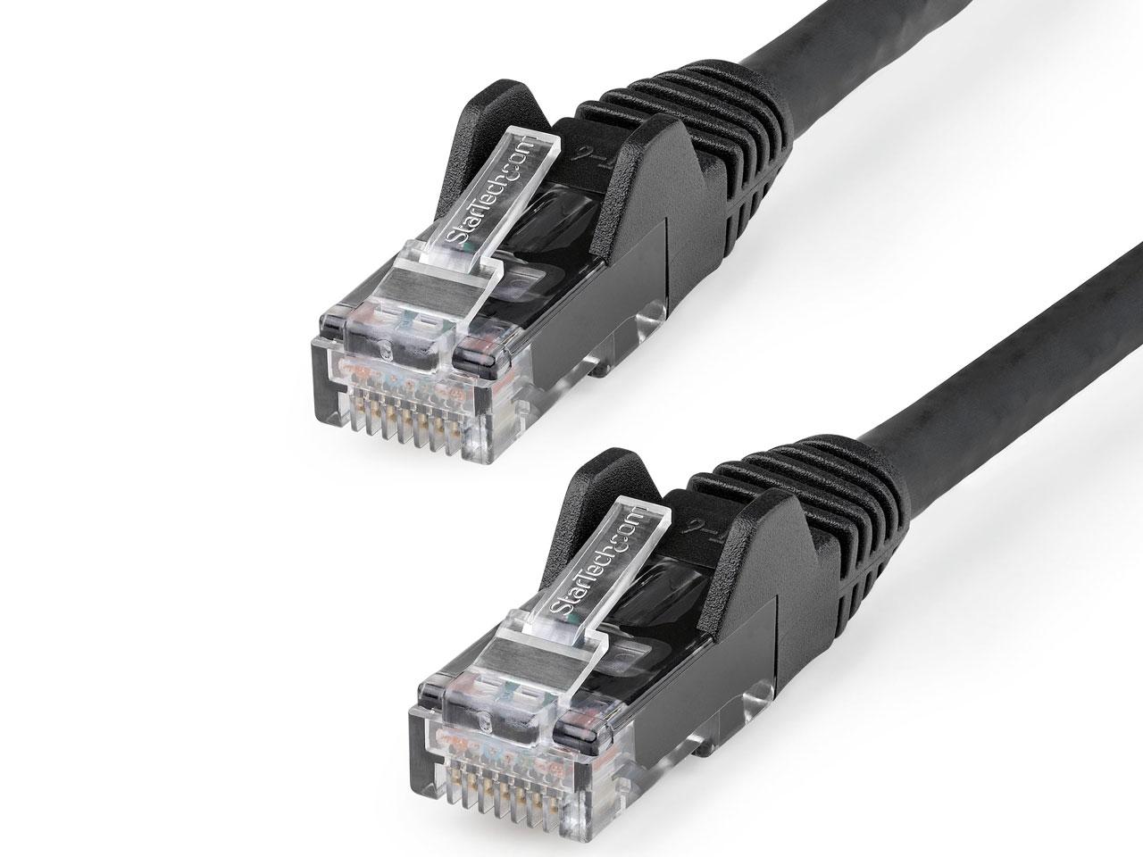 Rakuten - STARTECH.COM StarTech.com カテゴリー6 LANケーブル/3m/ブラック/LSZH(低煙ゼロハロゲン)対応/650MHz 10GbE対応Cat6ランケーブル/100W PoE/UTP/ツメ折れ防止RJ45コネクタ/ETL規格認定品/24AWG N6LPATCH3MBK