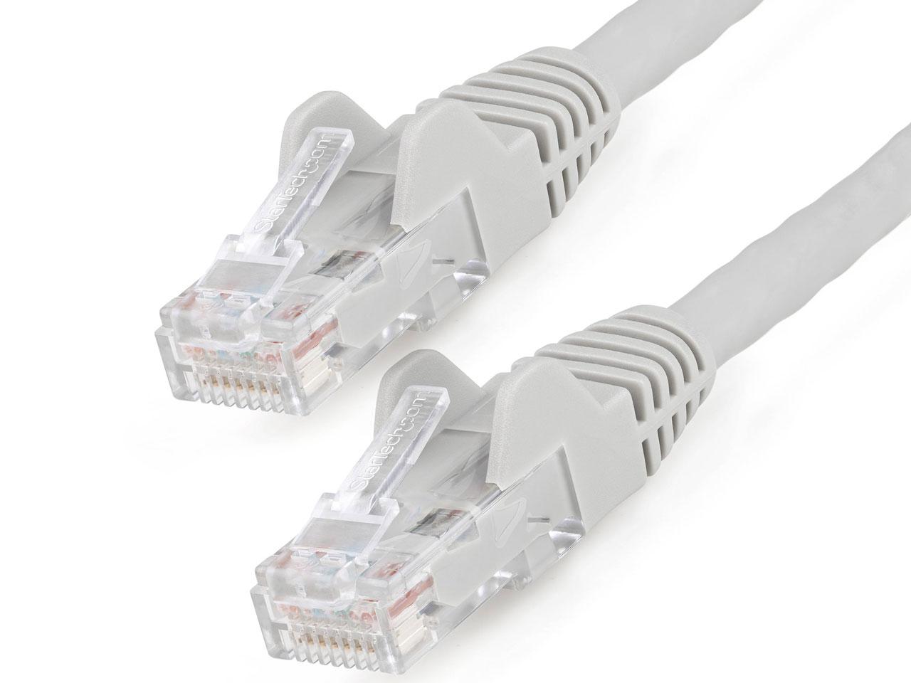 STARTECH.COM StarTech.com カテゴリー6 LANケーブル/3m/グレー/LSZH(低煙ゼロハロゲン)対応/650MHz 10GbE対応Cat6ランケーブル/100W PoE/UTP/ツメ折れ防止RJ45コネクタ/ETL規格認定品/24AWG N6LPATCH3MGR