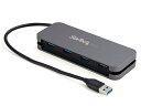 STARTECH.COM StarTech.com 4ポートUSB 3.0ハブ/USB-A - 4x USB-A/SuperSpeed 5Gbps USB 3.1 Gen 1対応Type-Aハブ/USBバスパワー/28cmケーブル HB30AM4AB(2)