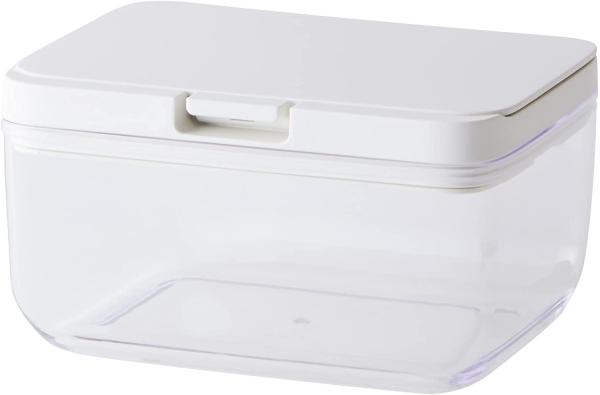 マーナ 保存容器 ワイドショート ホワイト GOOD LOCK CONTAINER グッドロックコンテナ K762