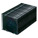 SANWASUPPLY サンワサプライ Blu-ray・DVD・CDケース(スリムタイプ・50枚セット・ブラック)(FCD-PU50MBKN2)