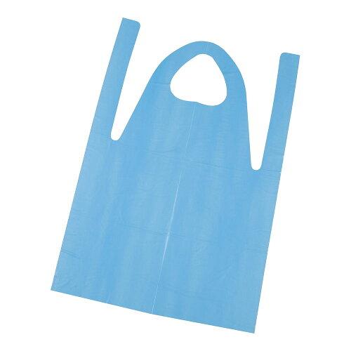 丸善化工 ローコスエプロン　ショート（50枚入）BA−1　ブルー【SEPE404】(4.0)