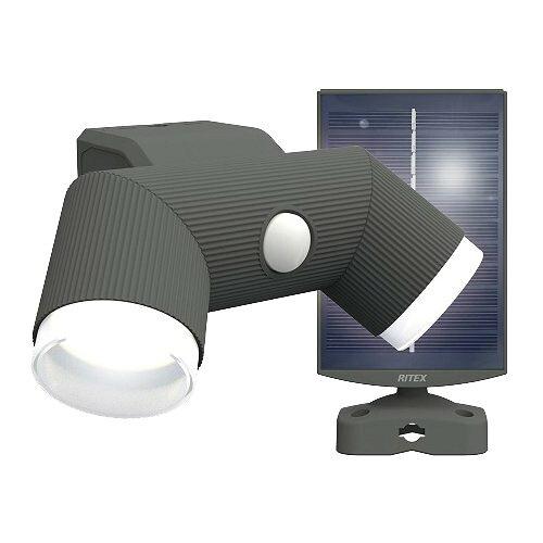 MUSASHI ムサシ ライテックスS-CY60　センサーライト 　シンプルS ソーラー式　4.5w×2灯