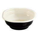 デンカポリマー グルメ丼20 黒(50入)本体K 180230【GGL7401】