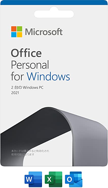 MICROSOFT マイクロソフト MS Office Personal 2021/POSAカード