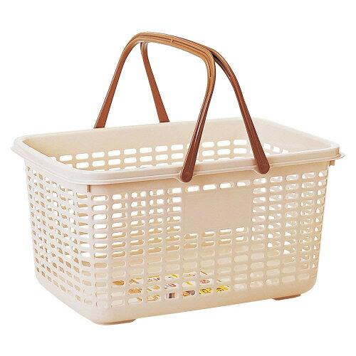 Plastic - サンコープラスチック(Sanko plastic) ポイントバスケットベージュ【ABS3901】