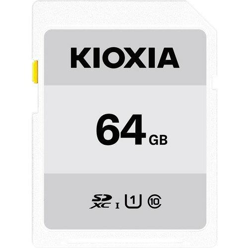 KIOXIA UHS-I対応 Class10 SDXCメモリカード 64GB(KSDB-A064G)