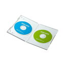 SANWASUPPLY サンワサプライ DVD-TN2-10WN DVDトールケース(2枚収納・10枚セット・ホワイト)(DVD-TN2-10WN)