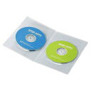 SANWASUPPLY サンワサプライ DVD-TU2-10CLN スリムDVDトールケース(2枚収納・10枚セット・クリア)(DVD-TU2-10CLN)(2)