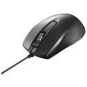 BUFFALO バッファロー BSMBU110BK 3ボタン 有線 BlueLED 高耐久 抗菌 マウス ブラック(BSMBU110BK)(2)
