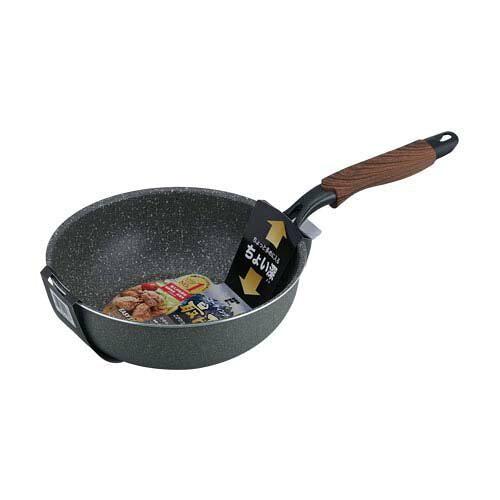 和平フレイズ(WAHEI FREIZ) 和平フレイズ 丈夫 高耐久 深型フライパン ディープパン 24cm 深くて安心 IH・ガス対応 イージーロング RB-2148