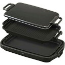 IRISOHYAMA アイリスオーヤマ アイリスオーヤマ ホットプレート ワイドホットプレート 焼き肉プレート 平面プレート 2枚 SWHP-012-B ブラッ...