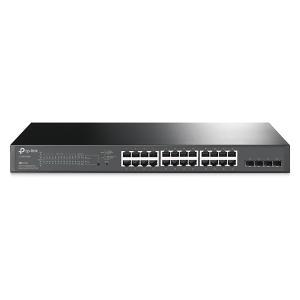 TP-LINK JetStream 24-Port Gigabit Smart PoE+ Switch with 4 SFP Slots(TL-SG2428P(UN))