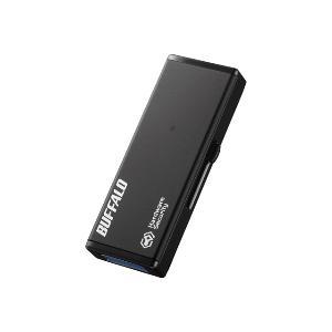 BUFFALO バッファロー 抗ウイルス抗菌 ハードウェア暗号化管理ツール対応 USBメモリー 64GB(RUF3-HSVB64G)