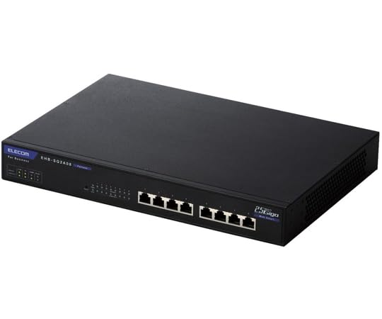 ELECOM エレコム 法人用Webスマートスイッチングハブ/MultiGigabit対応/2.5Gbps/8ポート/3年保証(EHB-SQ2A08)