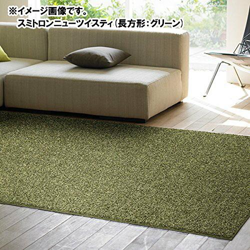 スミノエ(Suminoe) 高機能ラグ スミトロンニユ-ツイステイラグ 200X250cm グリ-ン 13342240