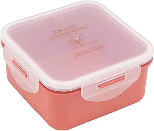 OSK 弁当箱 フードコンテナ ひのきのぷら ピンク 500ml [フタを外してレンジOK/4点ロック/保存容器] 日本製 食洗機対応 PCL-7