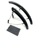 フタバ商店 クロスバイクフェンダーFRセット フレーム固定 ブラック【沖縄・離島への配送不可】