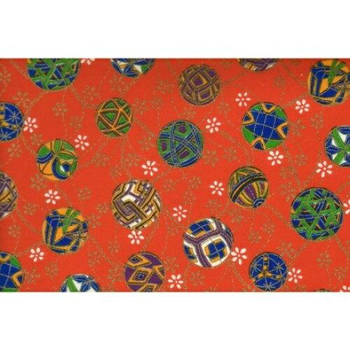 花岡 【友禅紙】1003 毬 赤 A3 (4100015)